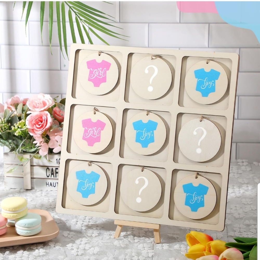 Gender Reveal Party Game Set - Pink and Blue